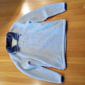 Pink Victoria's Secret Light Sherpa Quarter Zip Pullover Women's Sweatshirt XS